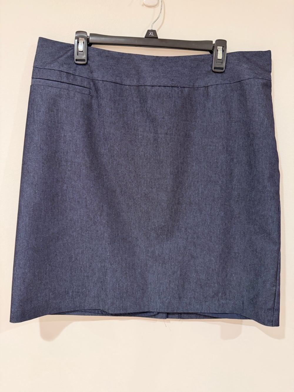 Navy/black overtone Pencil Skirt